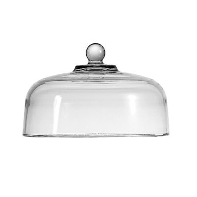 CAKE DOME 11-1 / 4" DIAM. X 7-1 / 4"H ROUND GLASS (1 CS = 4 UN)