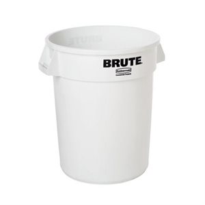 POUBELLE BRUTE 44 GAL. BLANCHE