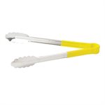 PINCE 12" ACIER INOXYDABLE  MANCHE JAUNE
