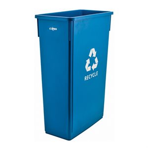 POUBELLE RECYCLAGE BLEU 23 GALLON